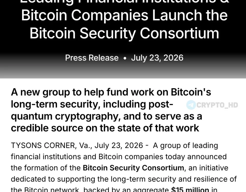 Bitcoin Security Consortium: Industry Giants Unite to Safeguard the Future of Bitcoin