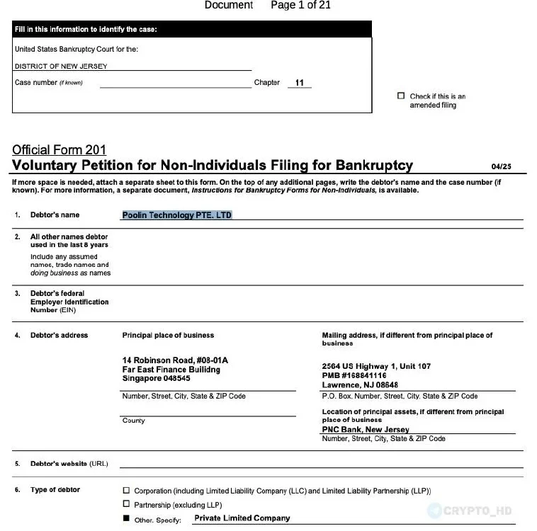 Poolin Files for Bankruptcy: What the Numbers Reveal