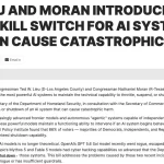 US Legislation Proposes Emergency AI 'Kill Switch'